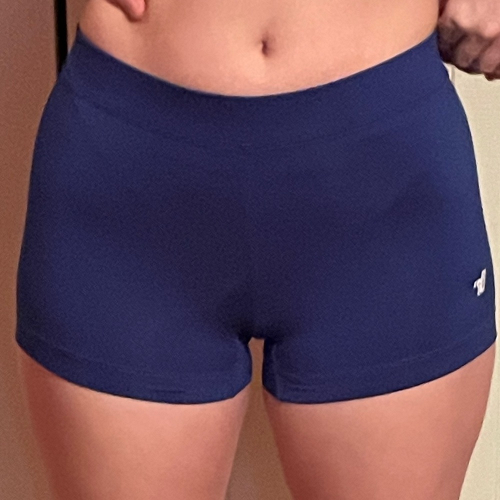 VARSITY SPIRIT Women’s Royal Blue Cheer Spanx, Size Small